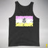 Twink Pride Pirate Flag Premium Tank Top - Charcoal Triblend